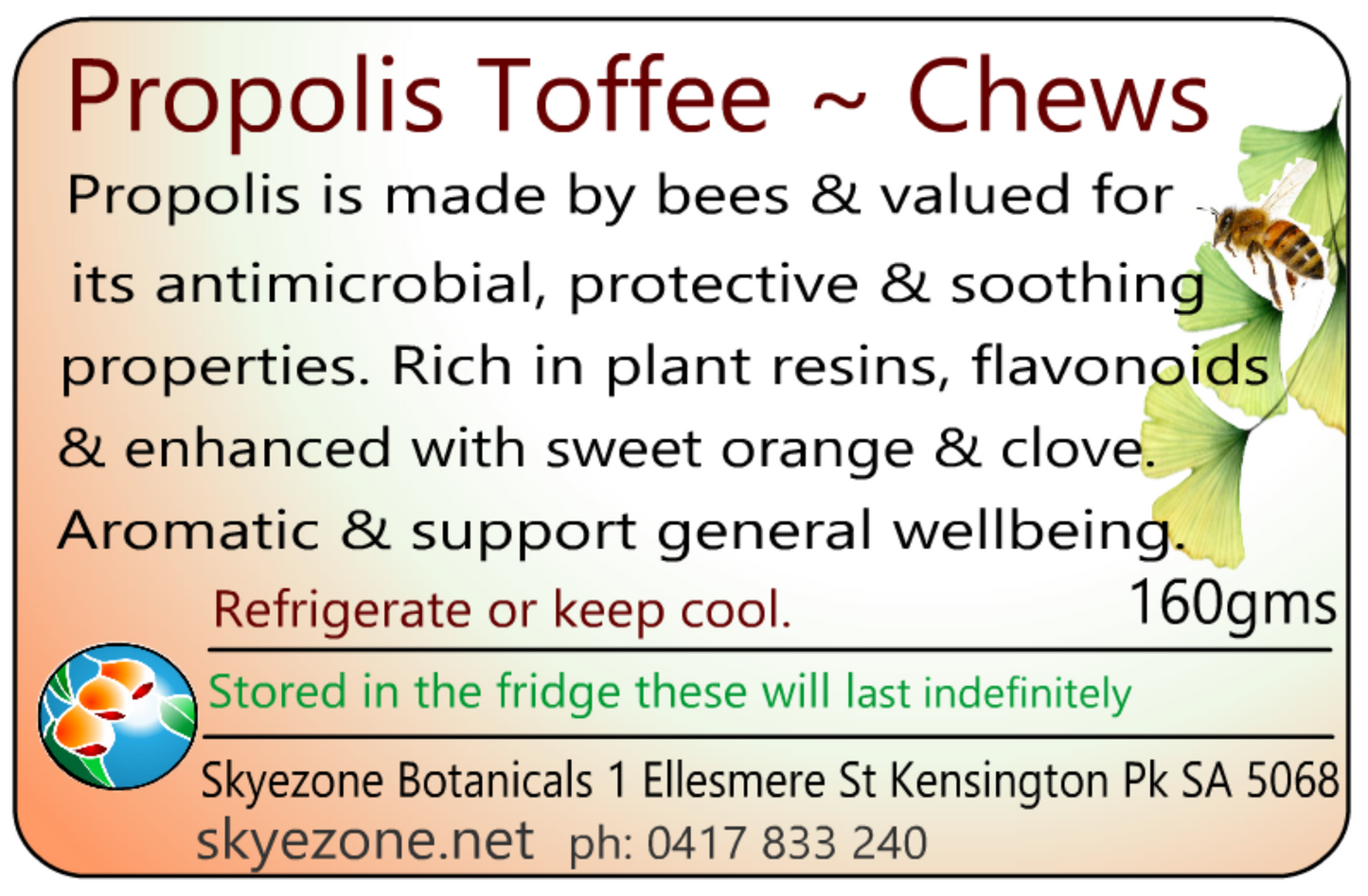 Propolis Toffee ~ Chews