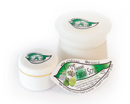 Face Scrub - Lime & Fennel - Bathroom Essential